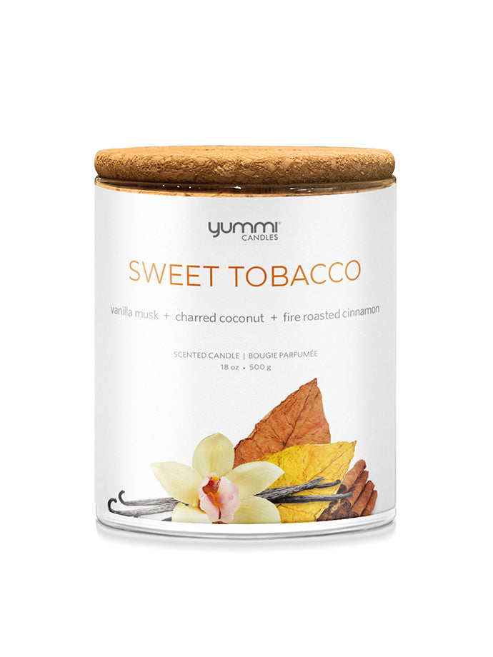 18oz Sweet Tobacco Scented Jar Candles