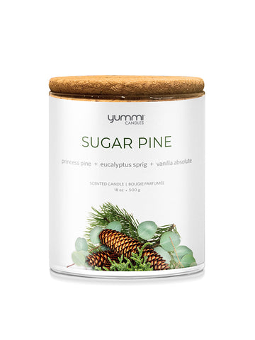 Yummi Candles - 18oz Sugar Pine Scented Jar Candles