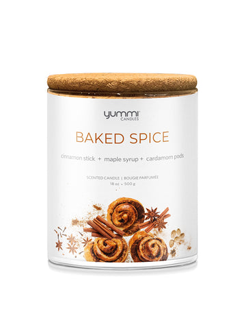 Yummi Candles - 18oz Baked Spice Scented Jar Candles