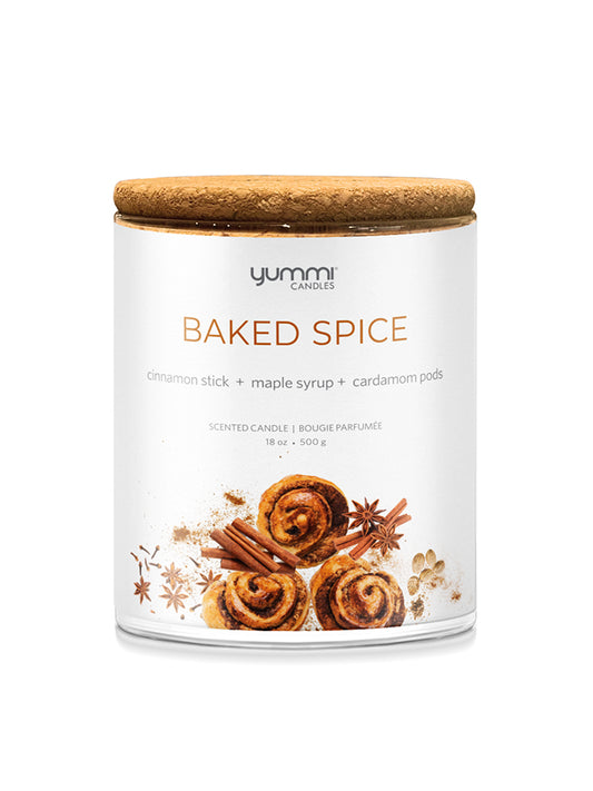 18oz Baked Spice Scented Jar Candles