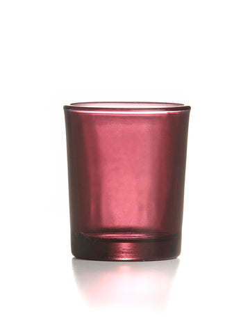 Yummi Candles - 10 hour Votive Holder - Plum - each