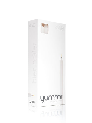 Yummi Candles - 20 Formal Taper Candles & 20 Square Block Holders - Lifestyle - 2