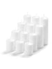 Yummi Candles - 24 Round Pillar Candles and Cylinder Vases - Lifestyle - 2