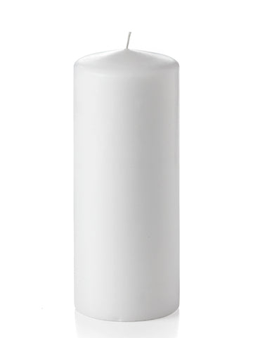 Yummi Candles - 4" x 10" Unscented Column Pillar Candles