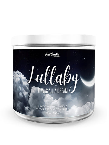 Yummi Candles - Just Candles 12oz 3-Wick Lullaby Scented Jar