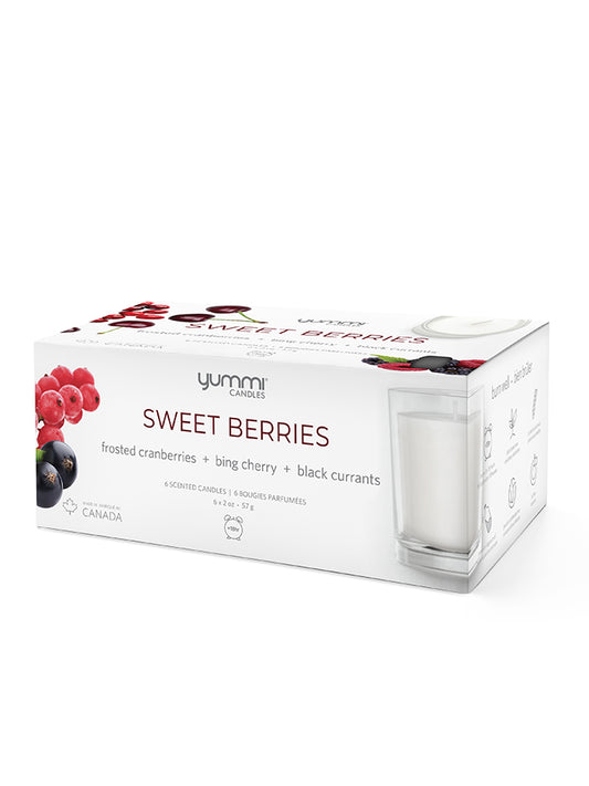 Bulk 2oz Sweet Berries Scented Jar Candles