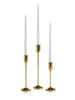 Yummi Candles - 36 Taper Candles and 36 Gold Virtu Candlesticks