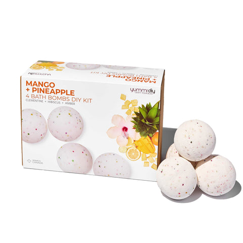 Yummi Candles - DIY Bath Bombs - Mango + Pineapple