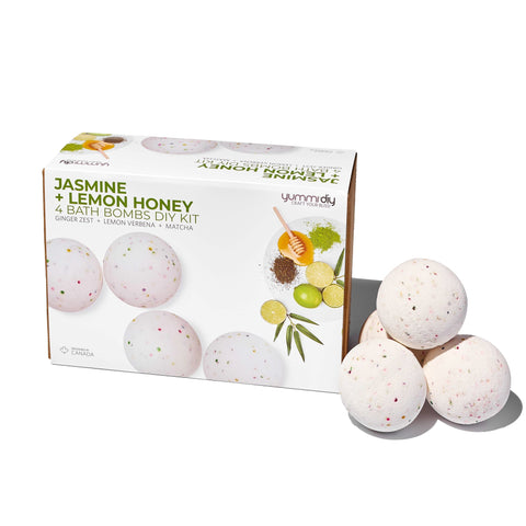 Yummi Candles - DIY Bath Bombs - Jasmine + Lemon Honey