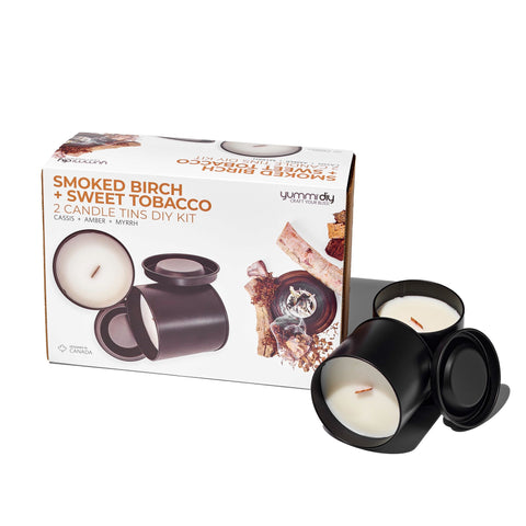 Yummi Candles - DIY Candle - Smoked Birch + Sweet Tobacco