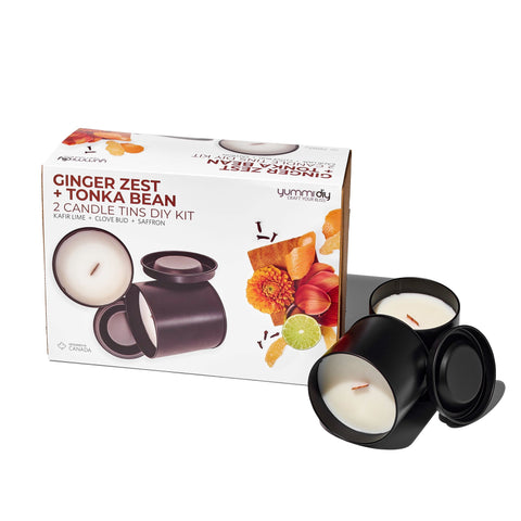 Yummi Candles - DIY Candle - Ginger Zest + Tonka Bean