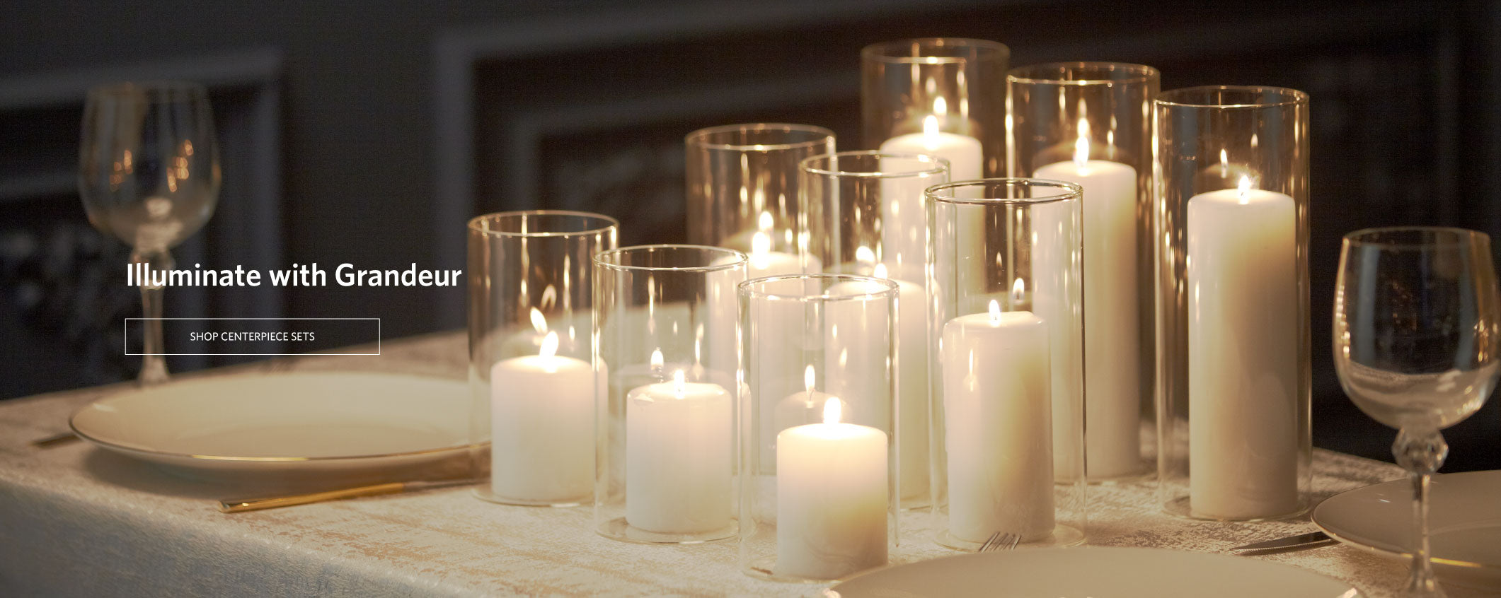 Classic White Candles in Glass, Set of 4, 8-inches Tall : : Home