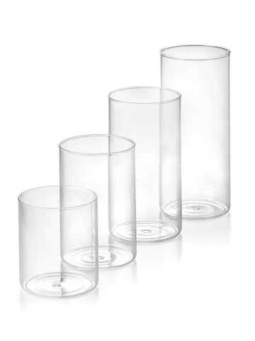 Yummi Candles - 24 Round Pillar Candles and Cylinder Vases - Lifestyle - 3