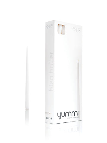 Yummi Candles - 12 Taper Candles, 12 Glass Chimneys and 12 Glass Taper Holders - Lifestyle - 3