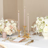 Yummi Candles - 12 Taper Candles and 12 Gold Timeless Taper Holders - Lifestyle - 3