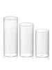 Yummi Candles - 12 Slim Pillar Candles, 12 Cylinder Vases and 12 Gold Vevo Pedestals - Lifestyle - 2