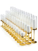 Yummi Candles - 36 Slim Pillar Candles, 36 Cylinder Vases and 36 Gold Vevo Pedestals - Lifestyle - 4