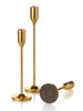 Yummi Candles - 36 Taper Candles and 36 Gold Virtu Candlesticks - Lifestyle - 3