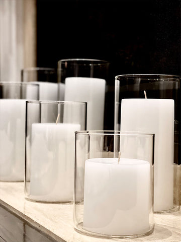 Yummi Candles - 16 Column Pillar Candles and Cylinder Vases - Lifestyle - 2