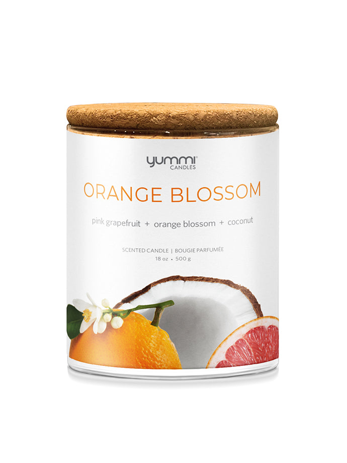 18oz Orange Blossom Scented Jar Candles