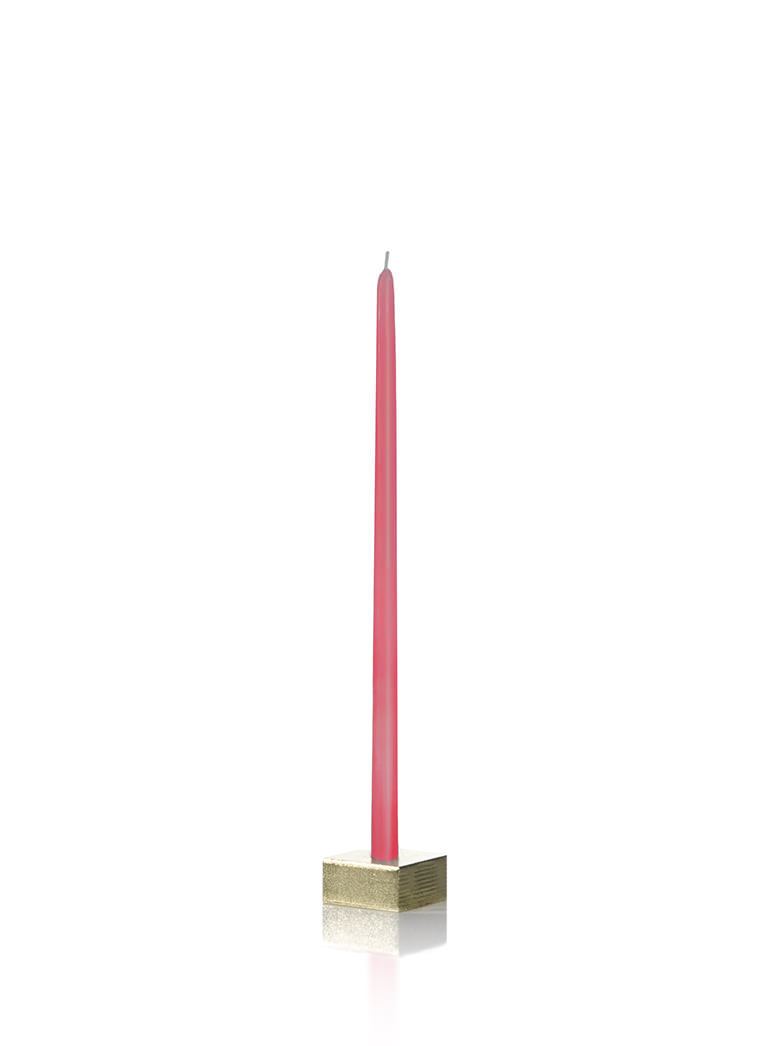 9" Tiny Taper Candles Paradise Pink