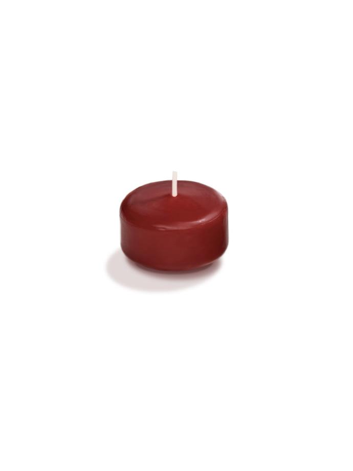 1.75" Floating Candles Burgundy