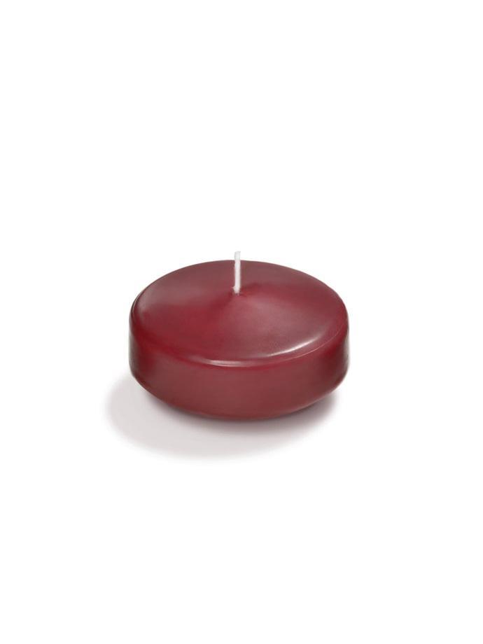 2.25" Bulk Floating Candles Burgundy