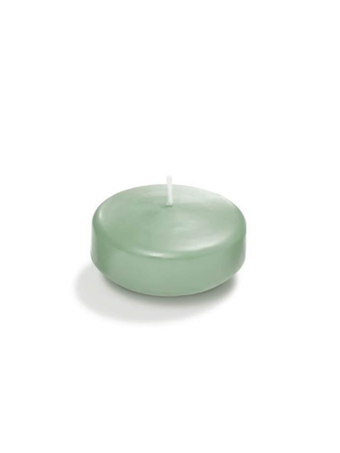 2.25" Bulk Floating Candles Sage