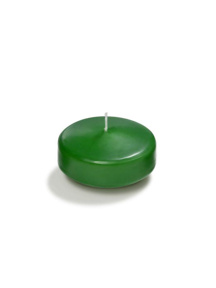 2.25" Bulk Floating Candles Hunter Green