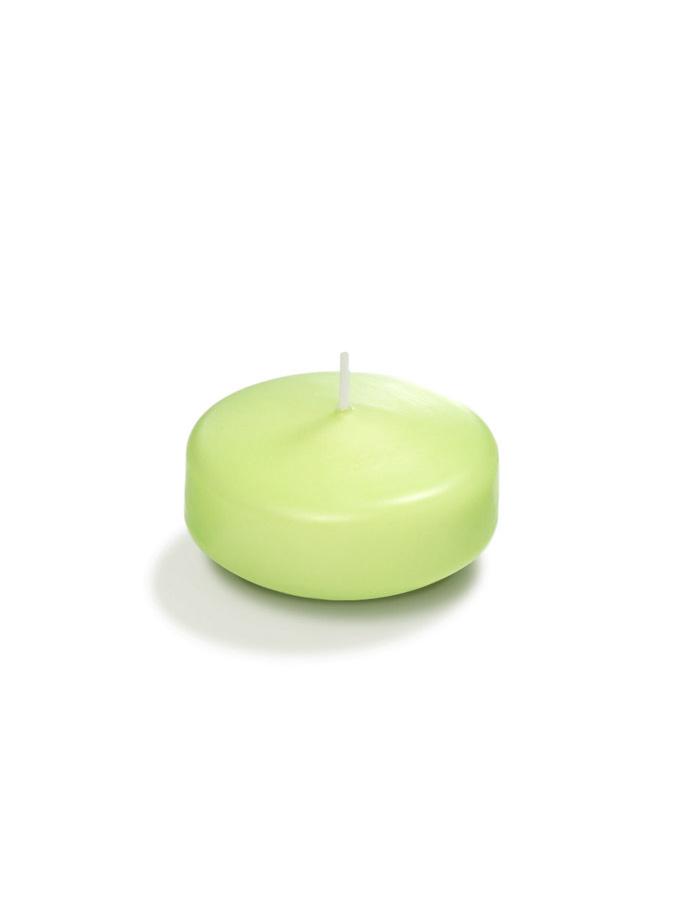 2.25" Floating Candles Celery Green