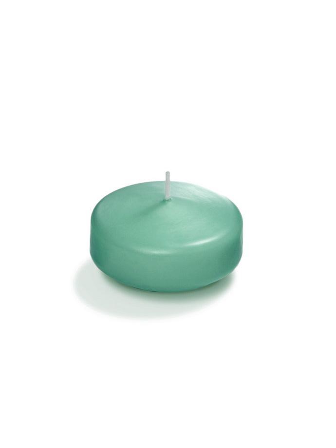 2.25" Bulk Floating Candles Aqua Green