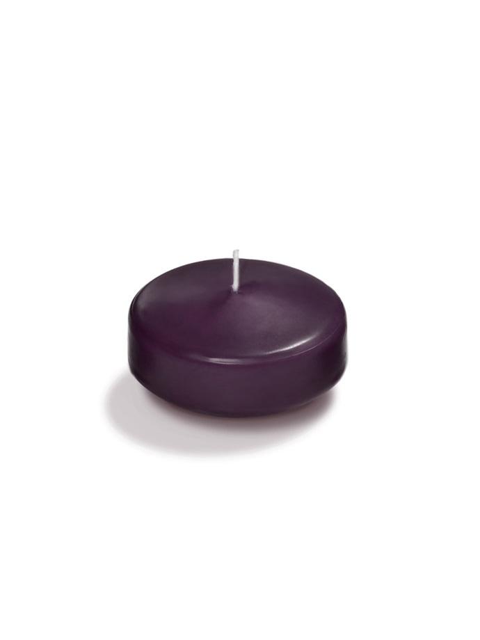 2.25" Floating Candles Dark Purple