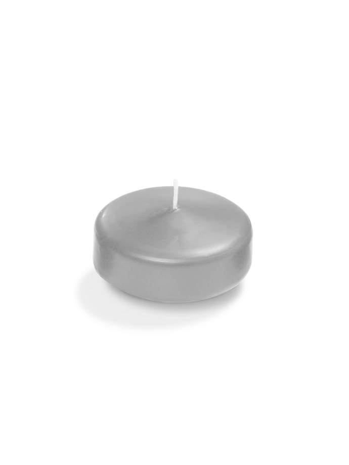 2.25" Bulk Floating Candles Light Gray