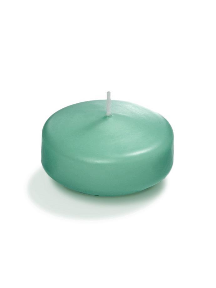 3" Bulk Floating Candles Aqua Green