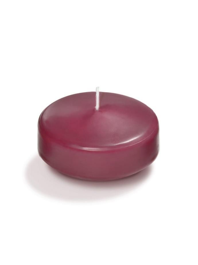 3" Bulk Floating Candles Raspberry