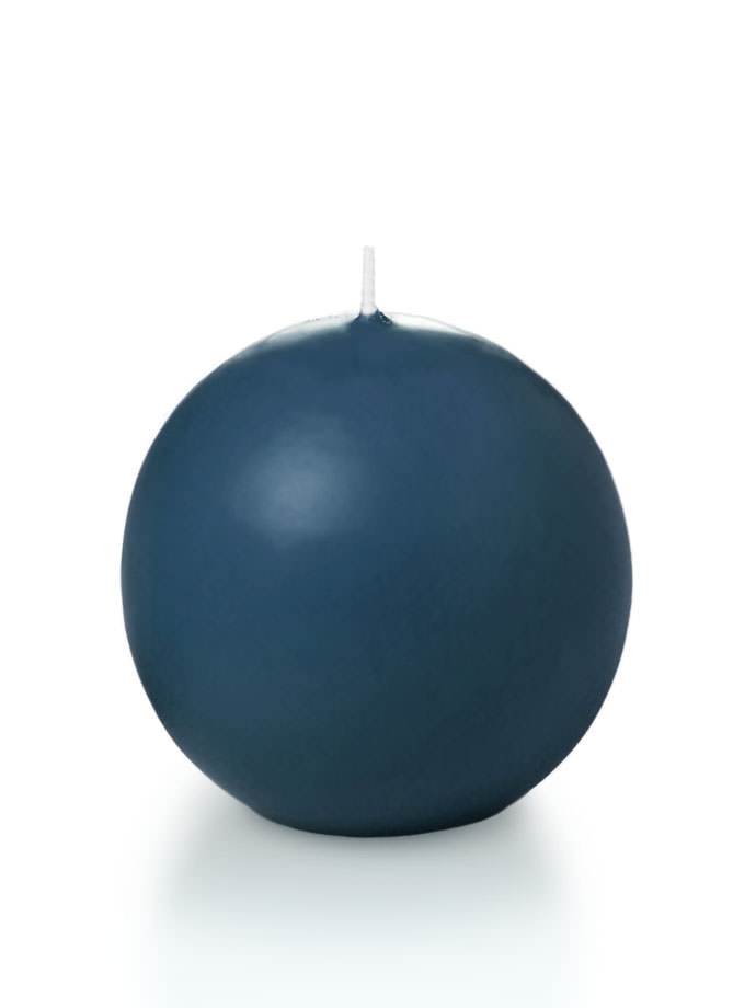 2.8" Sphere / Ball Candles Sapphire