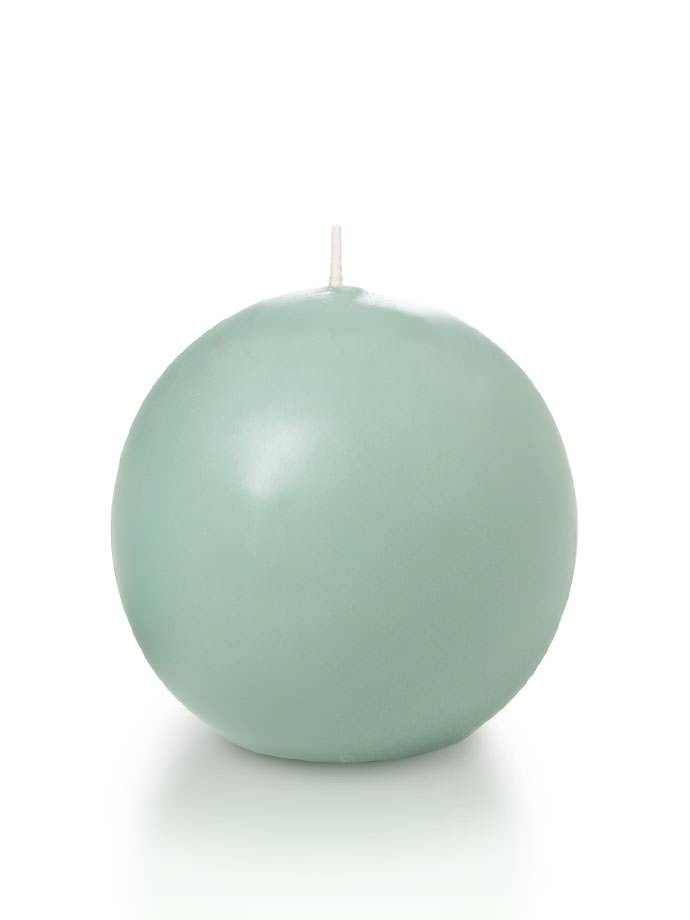 2.8" Sphere / Ball Candles Tiffany Blue