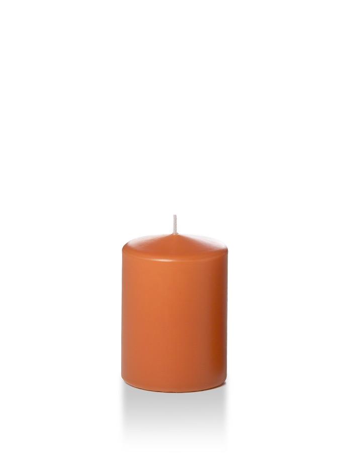 3" x 4" Pillar Candles Sienna