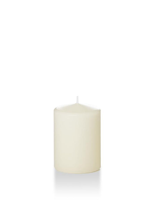 3" x 4" Pillar Candles Ivory