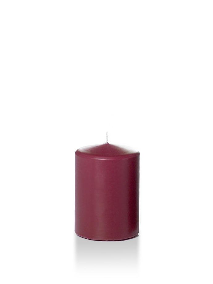 3" x 4" Pillar Candles Raspberry