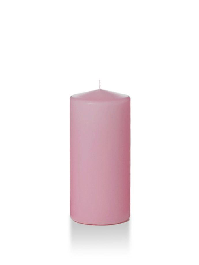 Velas rosas ligeras