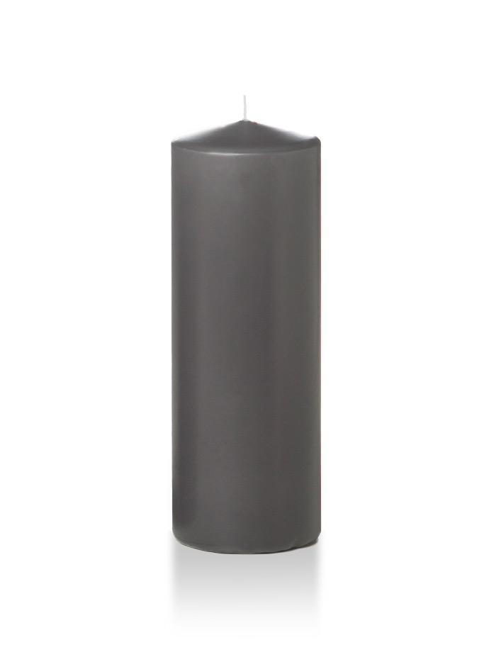 3" x 8" Pillar Candles White