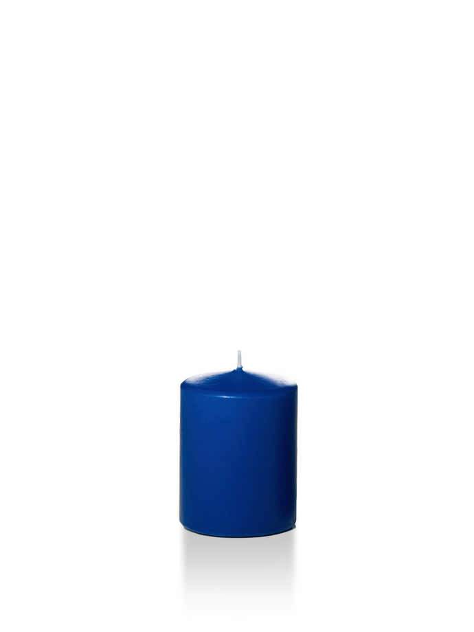 2.25" x 3" Slim Pillar Candles Royal Blue