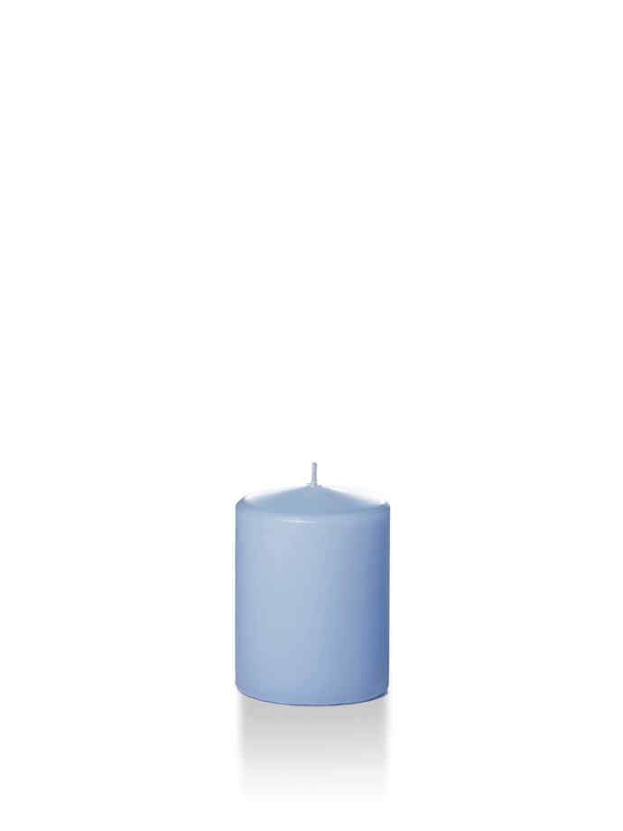 2.25" x 3" Slim Pillar Candles Periwinkle Blue