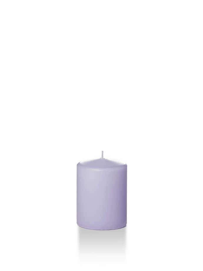 Wholesale 2.25" x 3" Slim Pillar Candles Lilac