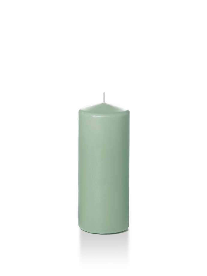 2.25" x 5" Slim Pillar Candles Sage