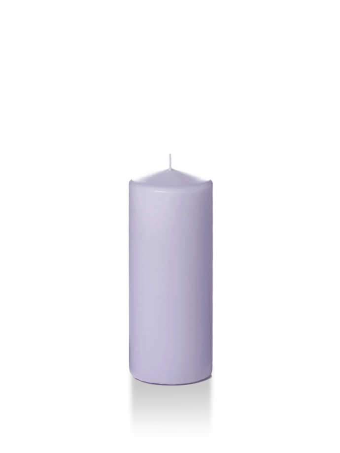 Wholesale 2.25" x 5" Slim Pillar Candles Lilac