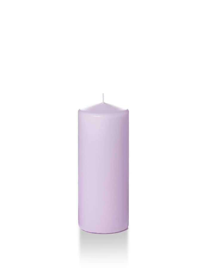 2.25" x 5" Slim Pillar Candles Lavender