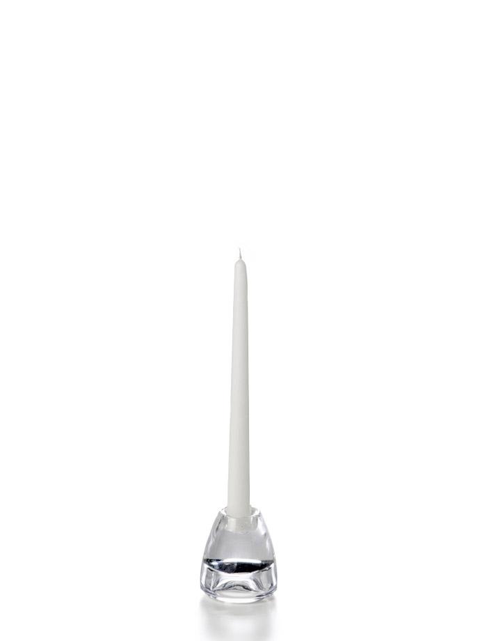 FCMSHAMD 10 inch White Spiral Taper Candles Sticks for Dinner Home