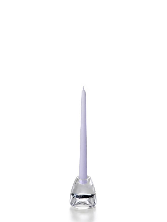 10" Wholesale Taper Candles - Case of 288 Lilac